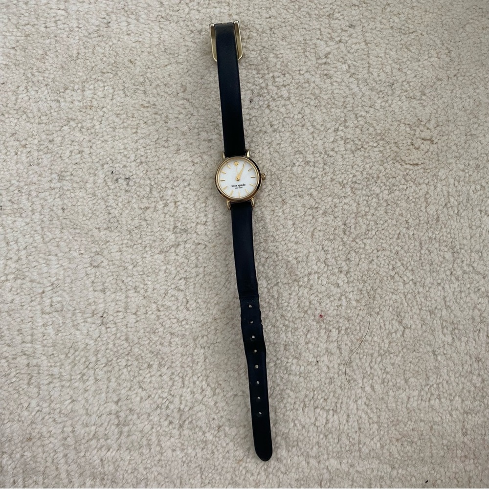Kate Spade Thin Leather Black Watch
